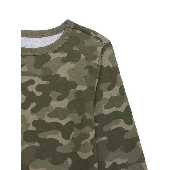 Wonder Nation Boys Long Sleeve Kid Tough T-Shirt, Sizes 18 XXL Camo NWT - Picture 2 of 2